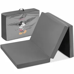 Reisebett-Matratze Sleeper 60 x 120 cm - Disney - Mickey Mouse Grey