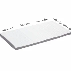 Reisebett-Rollmatratze inkl. Aufbewahrungstasche 60 x 120 cm - Sternchen