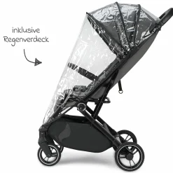 Reisebuggy & Sportwagen Boogy 2 bis 22 kg belastbar nur 7,5 kg mit Liegeposition & Regenschutz - Stone