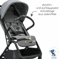 Reisebuggy & Sportwagen Boogy 2 bis 22 kg belastbar nur 7,5 kg mit Liegeposition & Regenschutz - Monster