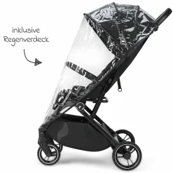 Reisebuggy & Sportwagen Boogy 2 bis 22 kg belastbar nur 7,5 kg mit Liegeposition & Regenschutz - Coal