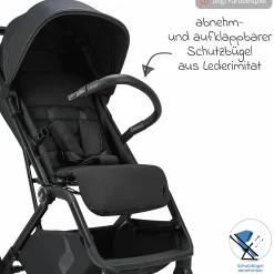 Reisebuggy & Sportwagen Boogy 2 bis 22 kg belastbar nur 7,5 kg mit Liegeposition & Regenschutz - Moss
