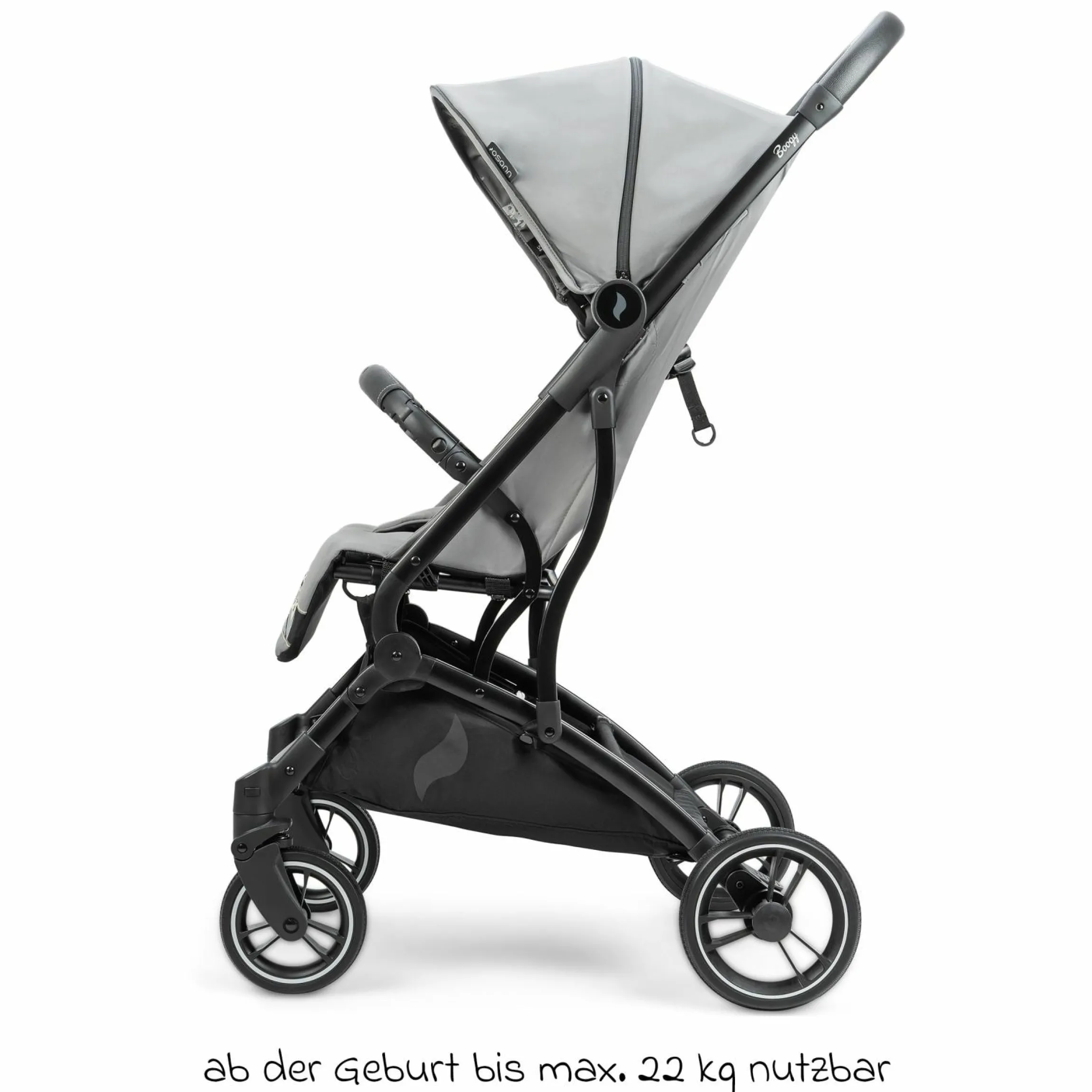 Reisebuggy & Sportwagen Boogy bis 22 kg belastbar nur 6,8 kg leicht inkl. Adapter, Regenschutz & Transporttasche - Monster