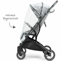 Reisebuggy & Sportwagen Boogy bis 22 kg belastbar nur 6,8 kg leicht inkl. Adapter, Regenschutz & Transporttasche - Monster