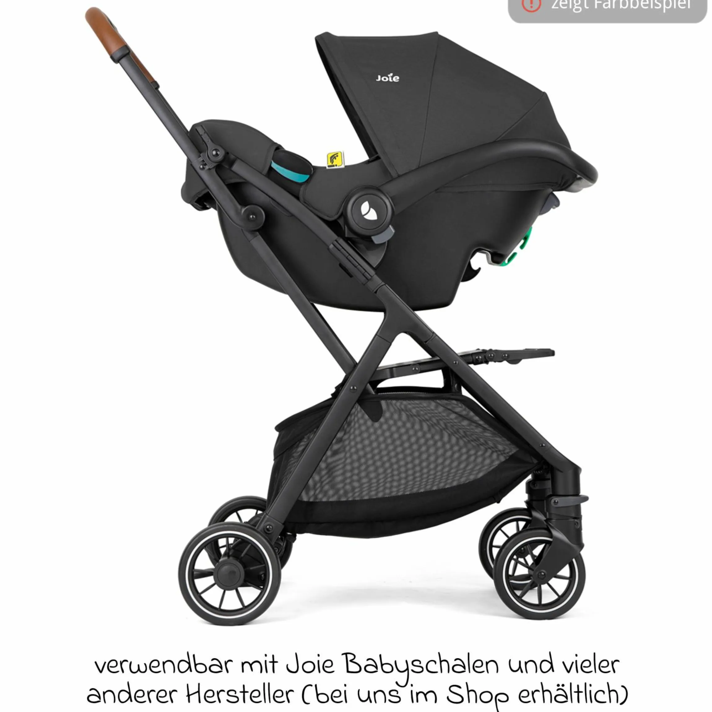 Reisebuggy & Sportwagen Pact Pro bis 22 kg belastbar mit Liegeposition nur 6,3 kg leicht inkl. Transporttasche, Adapter & Regenschutz - Cycle - Shell Grey