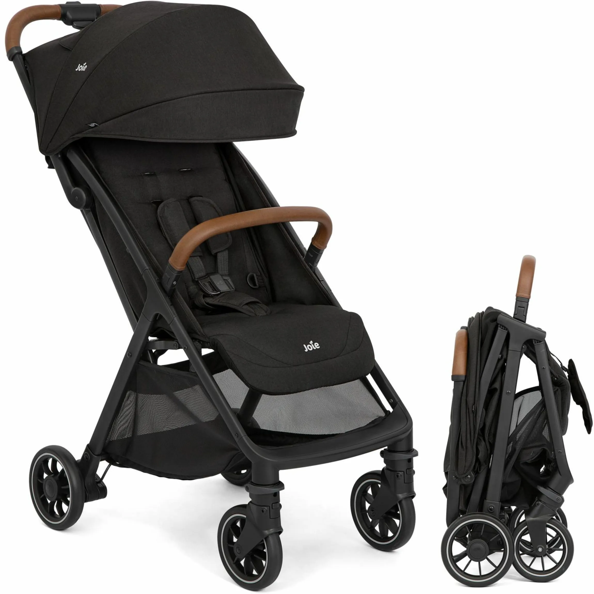 Reisebuggy & Sportwagen Pact Pro bis 22 kg belastbar mit Liegeposition nur 6,3 kg leicht inkl. Transporttasche, Adapter & Regenschutz - Shale - Kollektion 2025