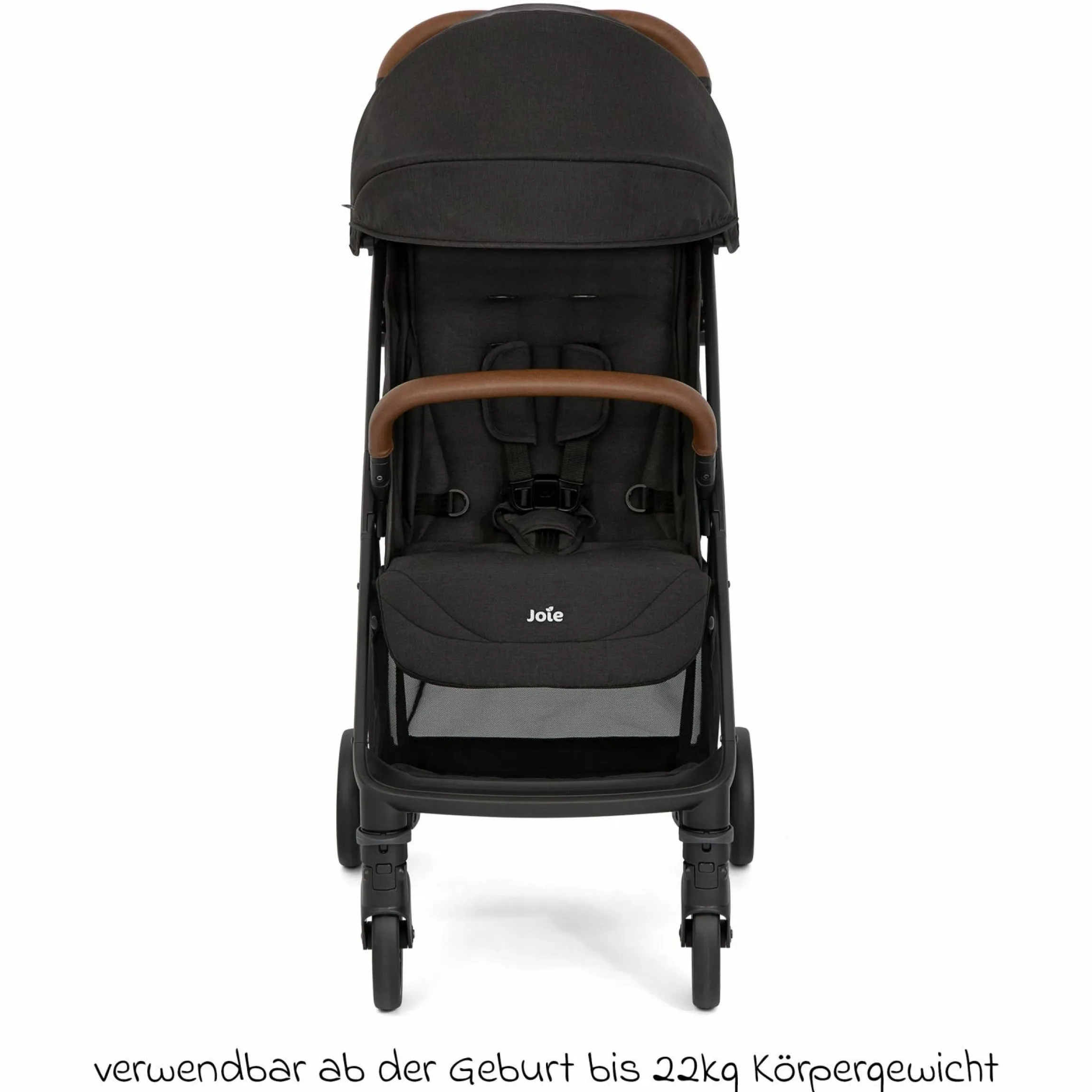 Reisebuggy & Sportwagen Pact Pro bis 22 kg belastbar mit Liegeposition nur 6,3 kg leicht inkl. Transporttasche, Adapter & Regenschutz - Shale - Kollektion 2025