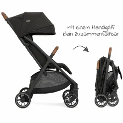 Reisebuggy & Sportwagen Pact Pro bis 22 kg belastbar mit Liegeposition nur 6,3 kg leicht inkl. Transporttasche, Adapter & Regenschutz - Shale - Kollektion 2025