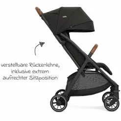 Reisebuggy & Sportwagen Pact Pro bis 22 kg belastbar mit Liegeposition nur 6,3 kg leicht inkl. Transporttasche, Adapter & Regenschutz - Shale - Kollektion 2025