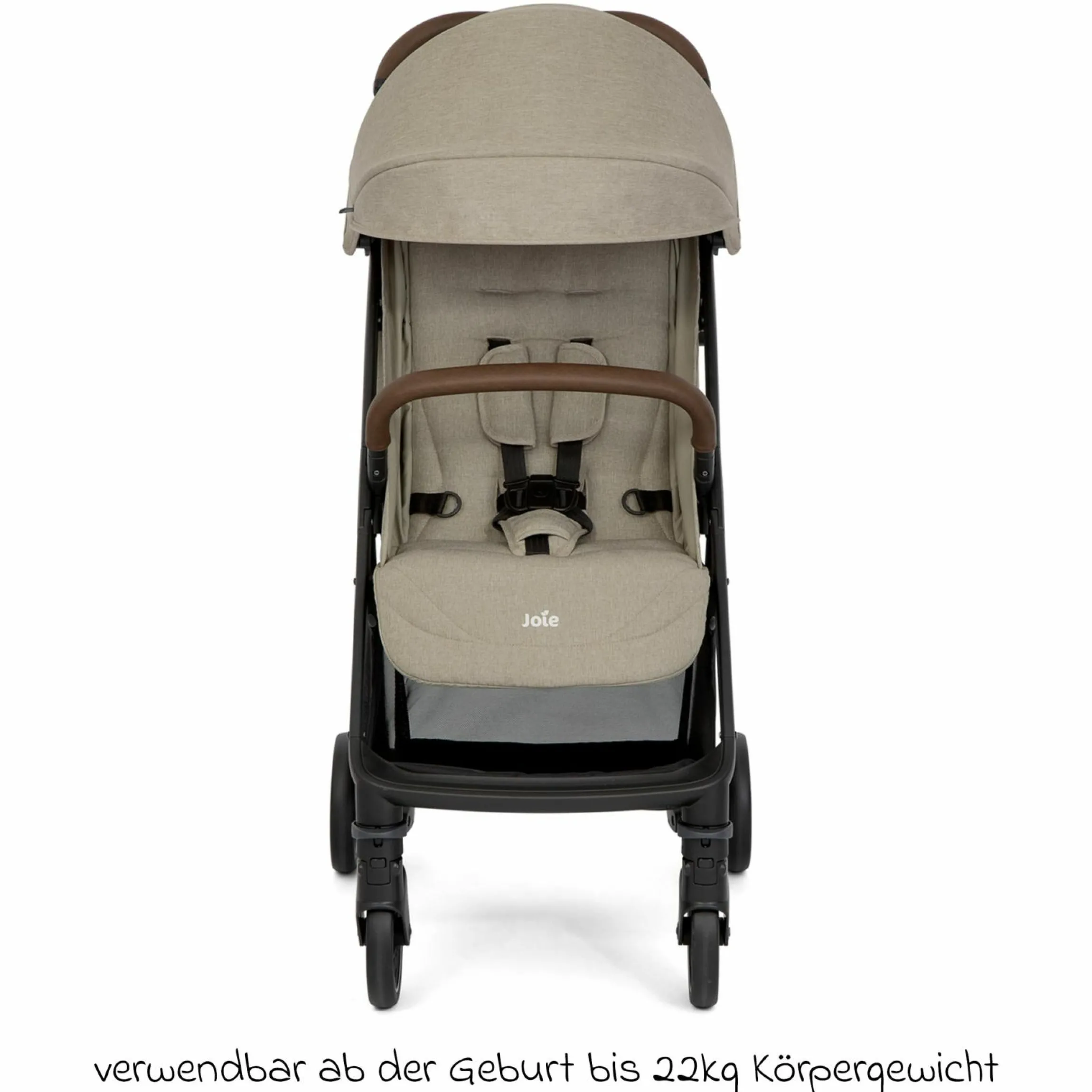 Reisebuggy & Sportwagen Pact Pro bis 22 kg belastbar mit Liegeposition nur 6,3 kg leicht inkl. Transporttasche, Adapter & Regenschutz - Oak - Kollektion 2025