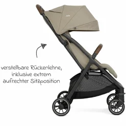 Reisebuggy & Sportwagen Pact Pro bis 22 kg belastbar mit Liegeposition nur 6,3 kg leicht inkl. Transporttasche, Adapter & Regenschutz - Oak - Kollektion 2025