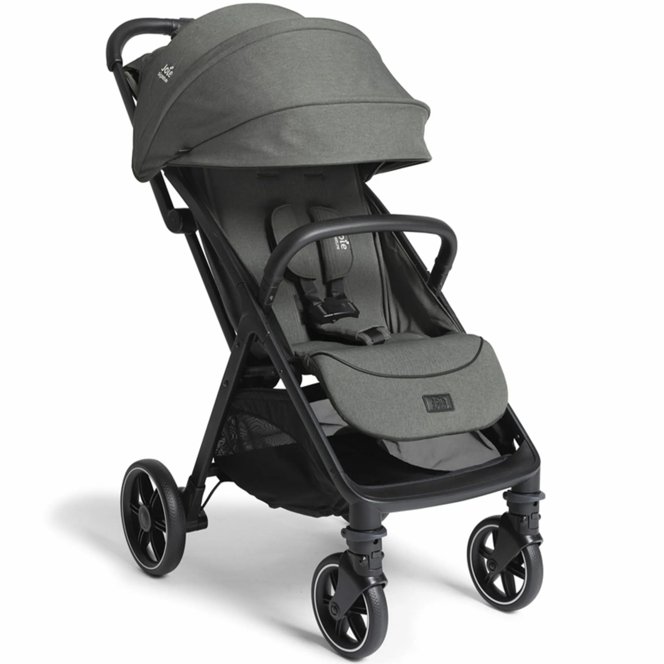 Reisebuggy & Sportwagen Parcel LX bis 22 kg belastbar nur 7,7 kg leicht mit Liegefunktion inkl. Regenschutz, Adapter & Transporttasche - Signature - Evergreen
