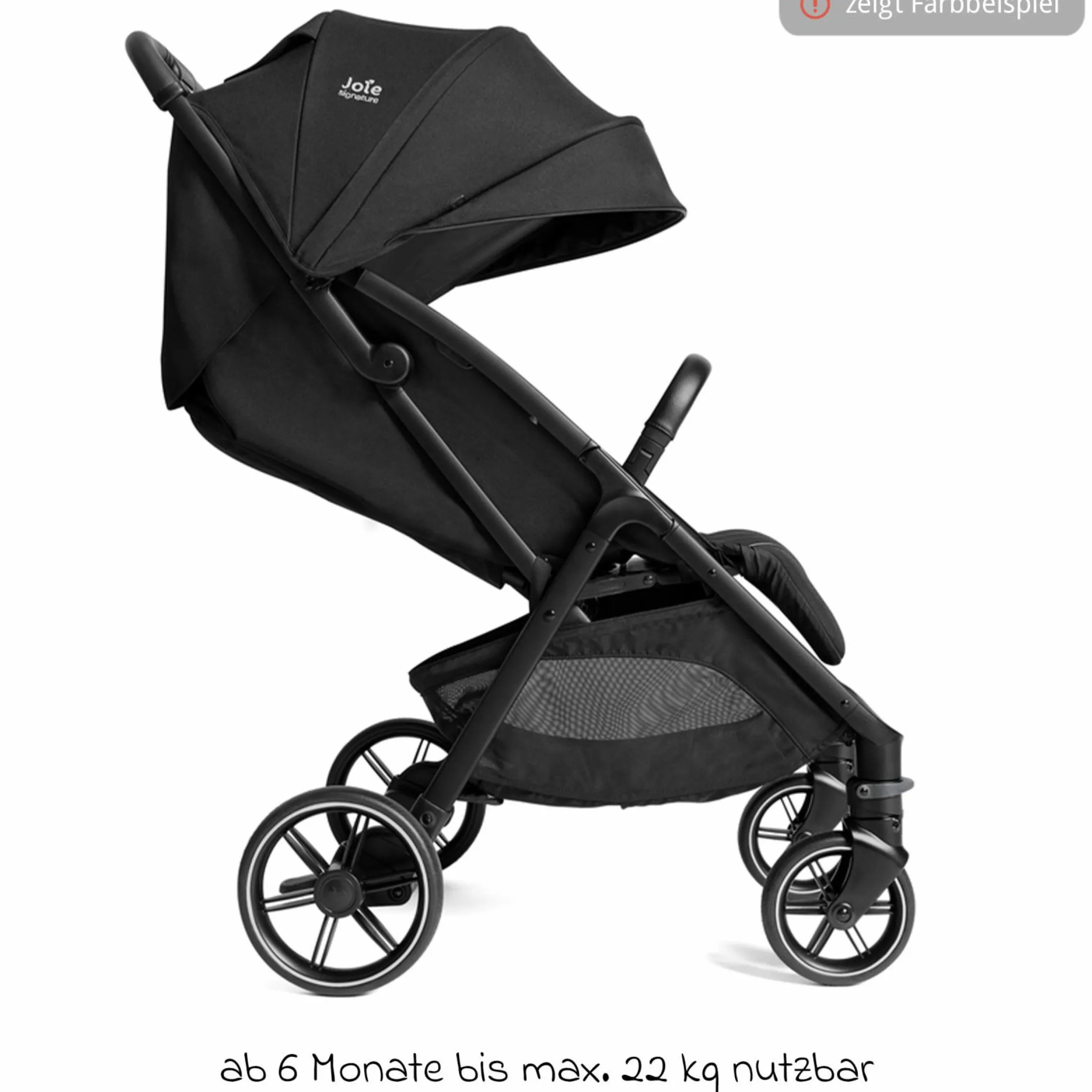 Reisebuggy & Sportwagen Parcel LX bis 22 kg belastbar nur 7,7 kg leicht mit Liegefunktion inkl. Regenschutz, Adapter & Transporttasche - Signature - Evergreen