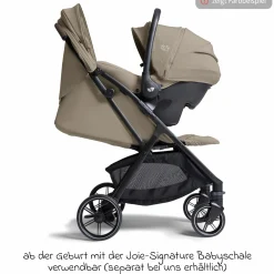 Reisebuggy & Sportwagen Parcel LX bis 22 kg belastbar nur 7,7 kg leicht mit Liegefunktion inkl. Regenschutz, Adapter & Transporttasche - Signature - Evergreen