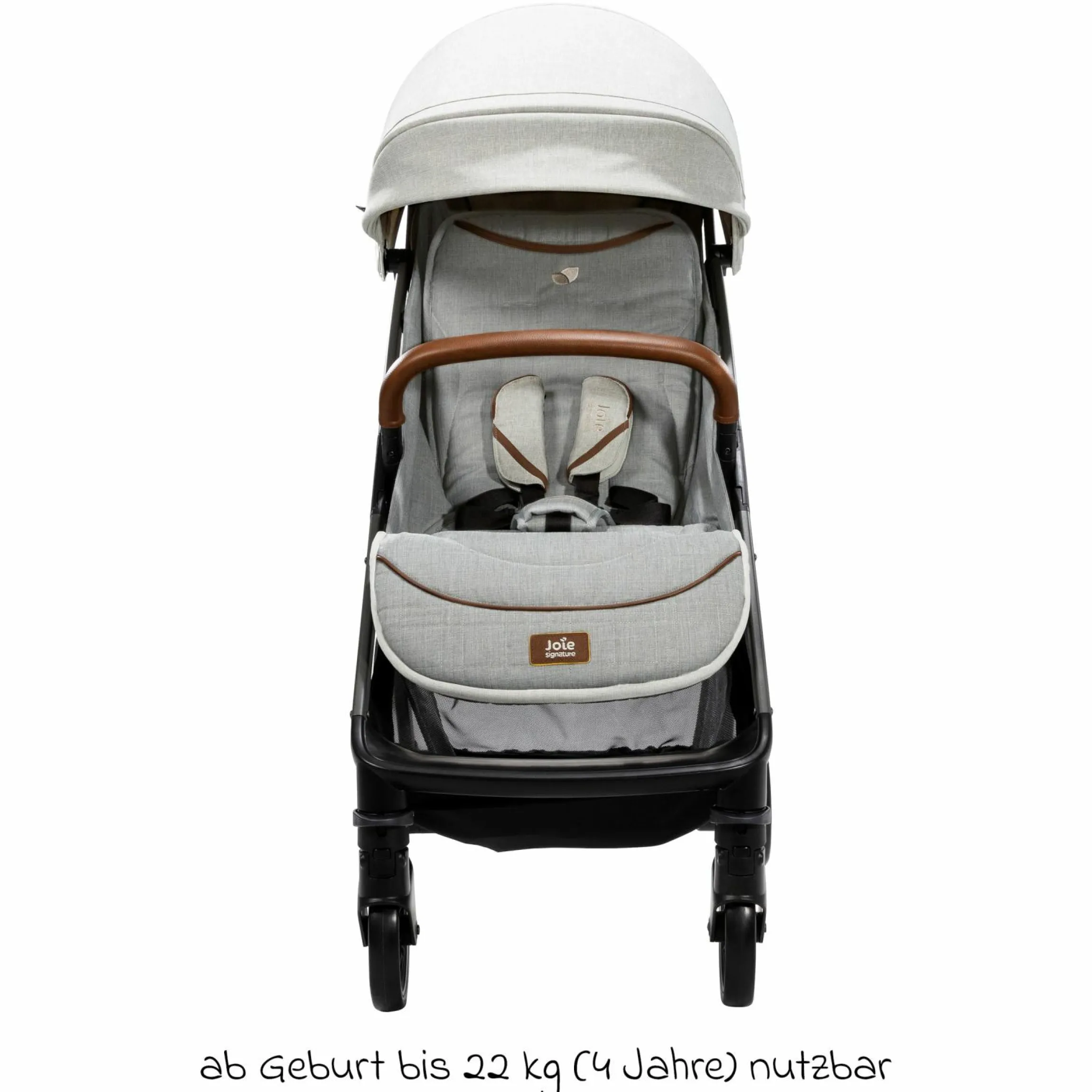 Reisebuggy & Sportwagen Parcel bis 22 kg belastbar nur 6,9 kg leicht mit Liegefunktion inkl. Regenschutz, Adapter & Transporttasche - Signature - Oyster