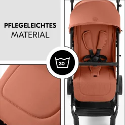 Reisebuggy & Sportwagen Travel N Care Plus mit Liegefunktion, nur 7,2 kg (bis 22kg belastbar) - Cork
