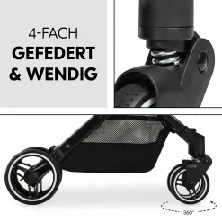 Reisebuggy & Sportwagen Travel N Care Plus mit Liegefunktion, nur 7,2 kg (bis 22kg belastbar) - Green
