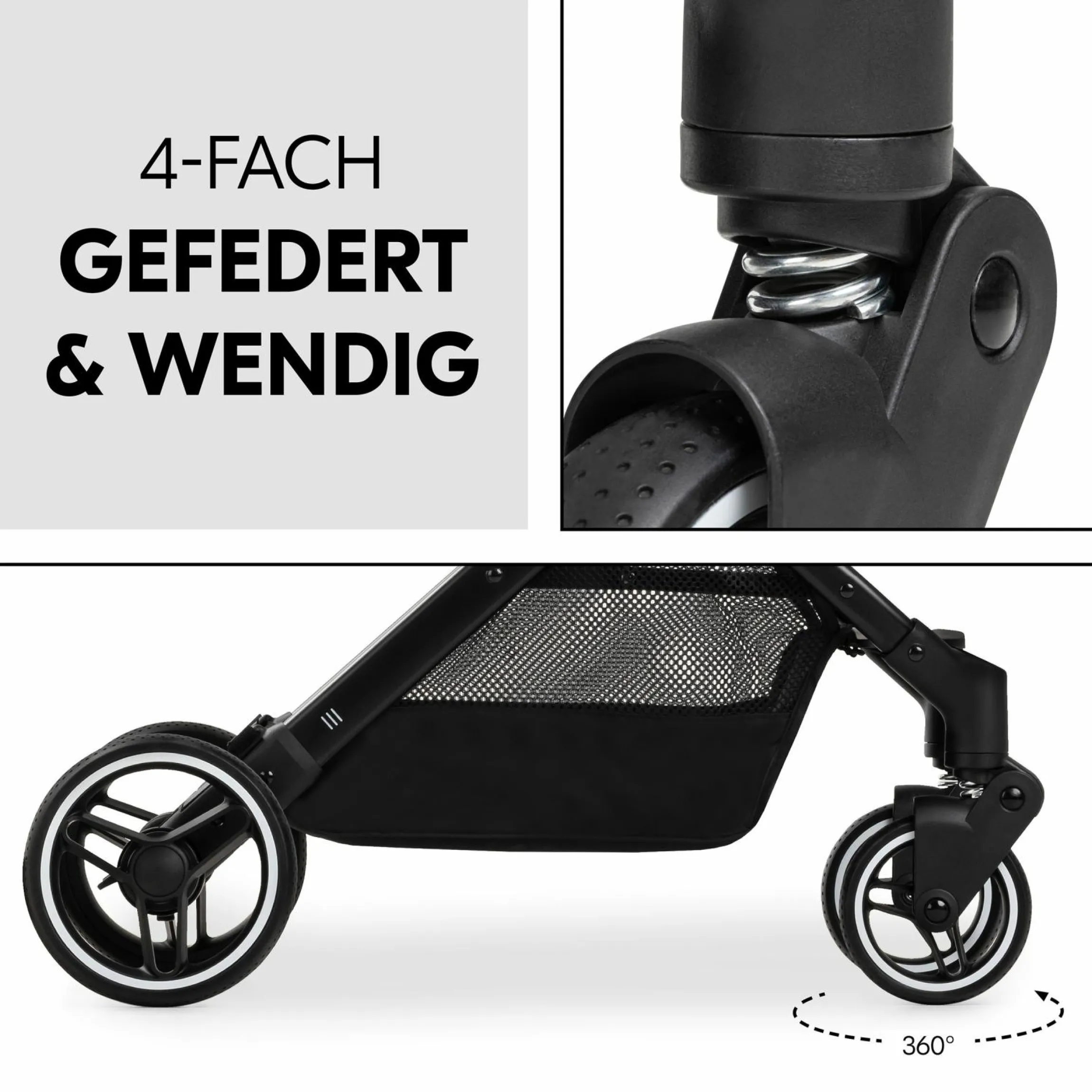 Reisebuggy & Sportwagen Travel N Care Plus mit Liegefunktion, nur 7,2 kg (bis 22kg belastbar) - Green