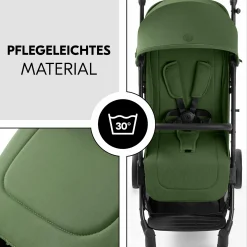 Reisebuggy & Sportwagen Travel N Care Plus mit Liegefunktion, nur 7,2 kg (bis 22kg belastbar) - Green