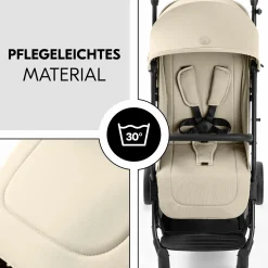 Reisebuggy & Sportwagen Travel N Care Plus mit Liegefunktion, nur 7,2 kg (bis 22kg belastbar) - Vanilla