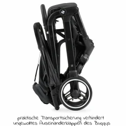 Reisebuggy & Sportwagen Travel N Care Plus mit Liegefunktion, nur 7,2 kg (bis 22kg belastbar) - Black