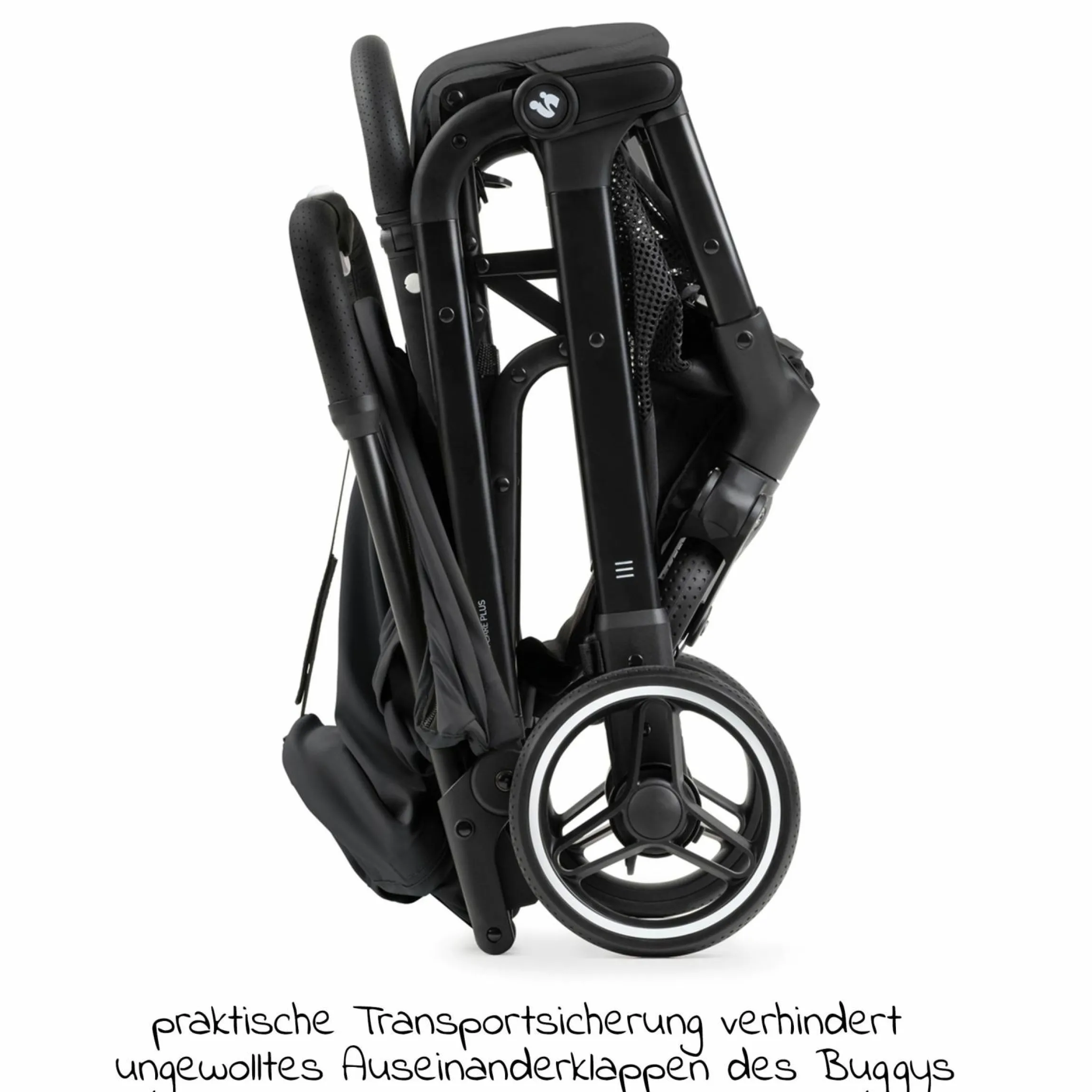 Reisebuggy & Sportwagen Travel N Care Plus mit Liegefunktion, nur 7,2 kg (bis 22kg belastbar) - Black