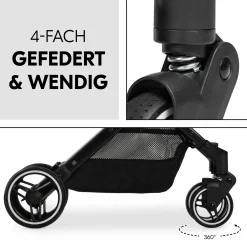 Reisebuggy & Sportwagen Travel N Care Plus mit Liegefunktion, nur 7,2 kg (bis 22kg belastbar) - Hazelnut