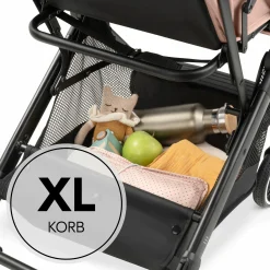 Reisebuggy & Sportwagen Travel N Care Plus mit Liegefunktion, nur 7,2 kg (bis 22kg belastbar) - Hazelnut