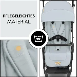 Reisebuggy & Sportwagen Travel N Care mit Liegefunktion, nur 6,8 kg (bis 22 kg belastbar) inkl. Reboarder Pearl Pro 2 & XXL Zubehörpaket - Simba