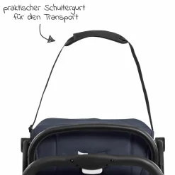 Reisebuggy & Sportwagen Travel N Care mit Liegefunktion, nur 6,8 kg (bis 22 kg belastbar) - Navy Blue