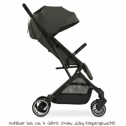 Reisebuggy & Sportwagen Travel N Care mit Liegefunktion, nur 6,8 kg (bis 22 kg belastbar) - Dark Olive