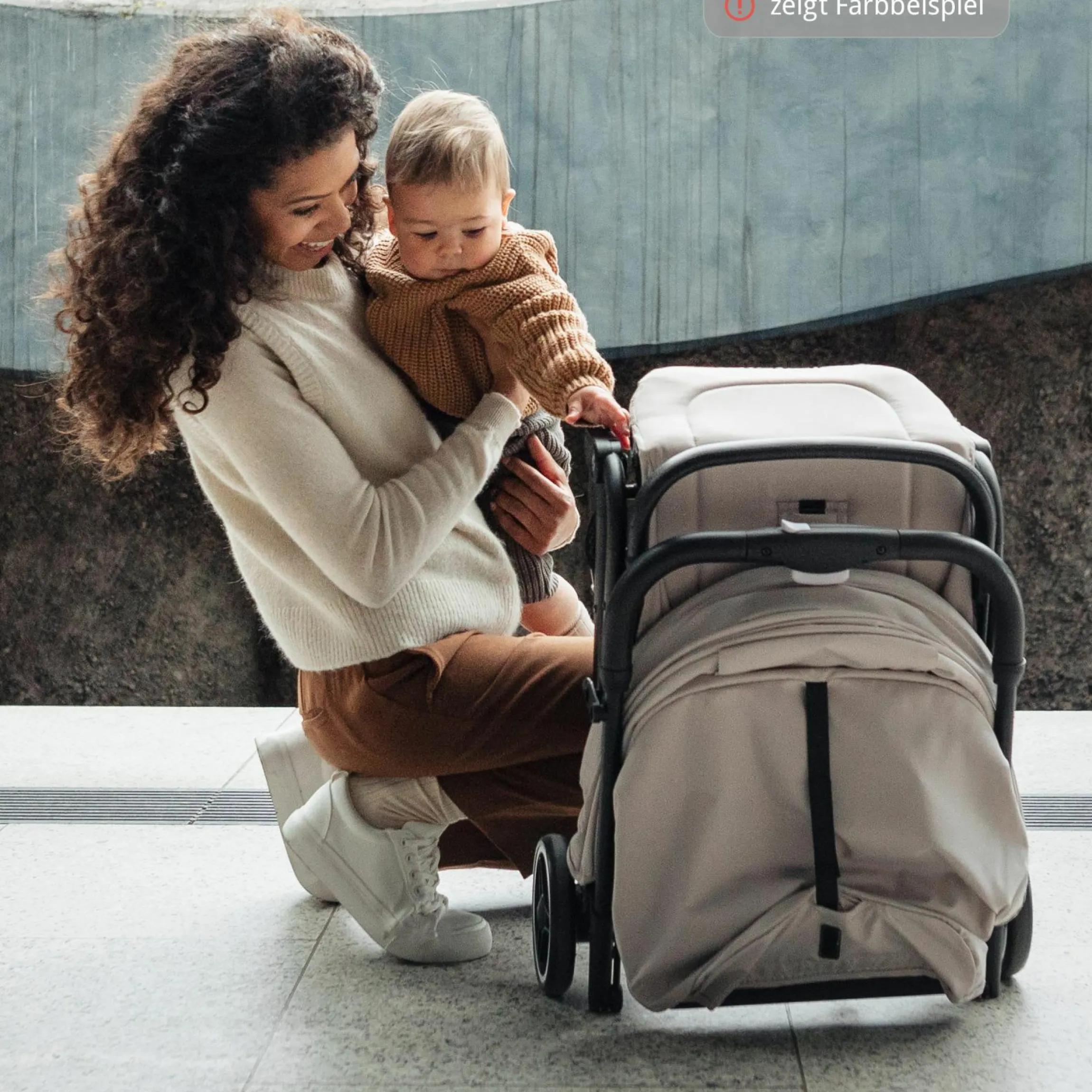 Reisebuggy & Sportwagen Travel N Care mit Liegefunktion, nur 6,8 kg (bis 22 kg belastbar) - Dark Olive