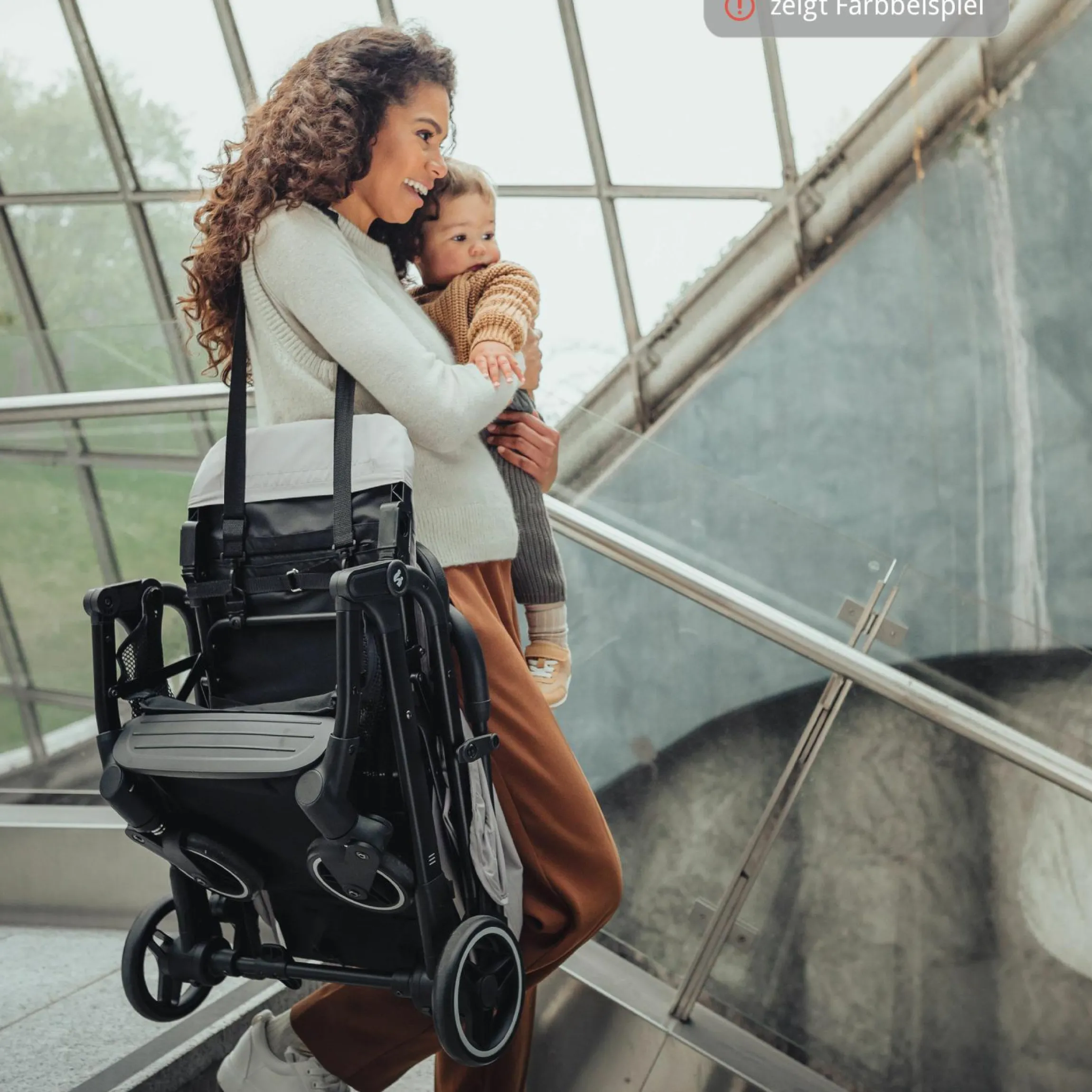 Reisebuggy & Sportwagen Travel N Care mit Liegefunktion, nur 6,8 kg (bis 22 kg belastbar) - Dark Olive