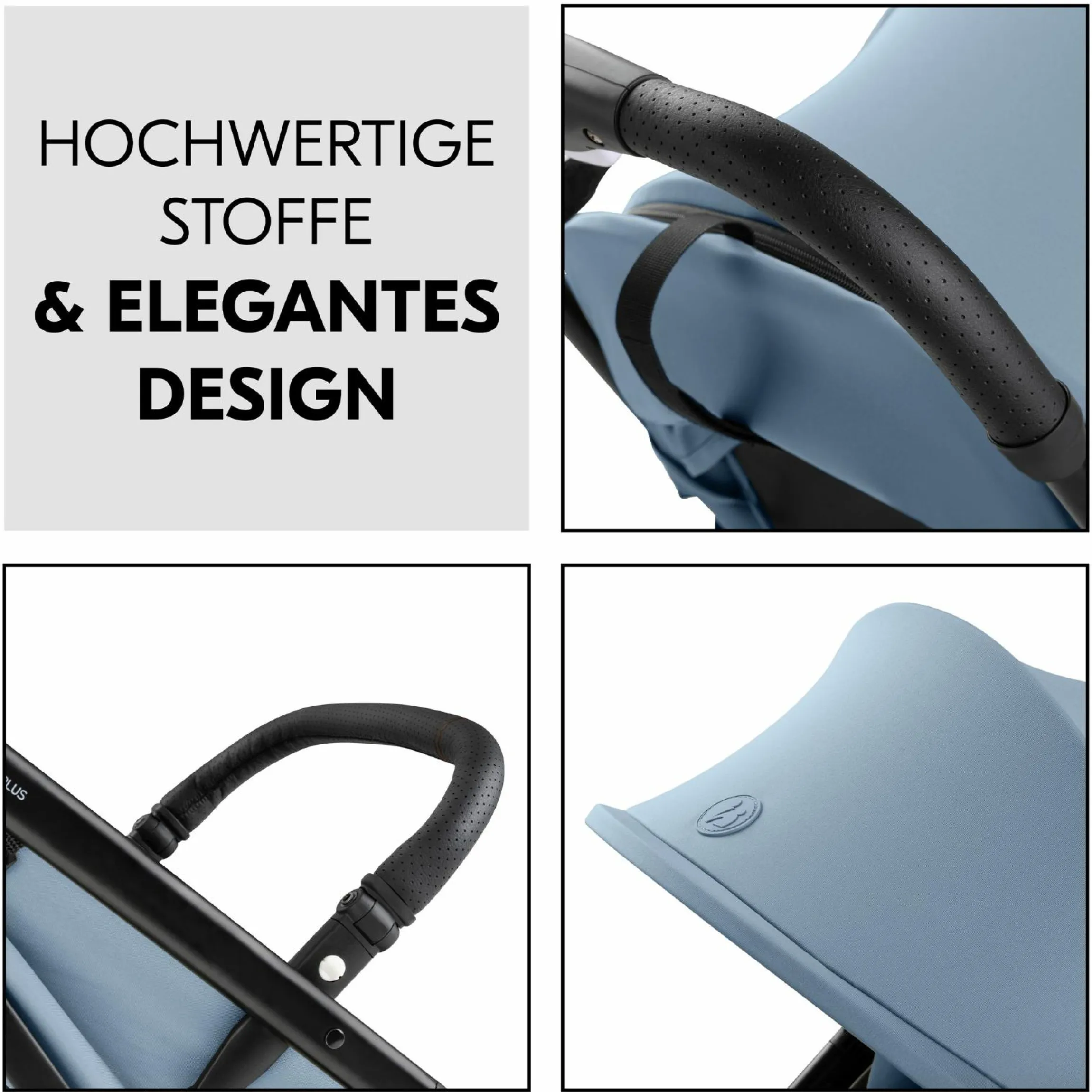 Reisebuggy & Sportwagen Travel N Care Plus inkl. XXL Zubehörpaket & Buggy-Lenkrad - Dusty Blue