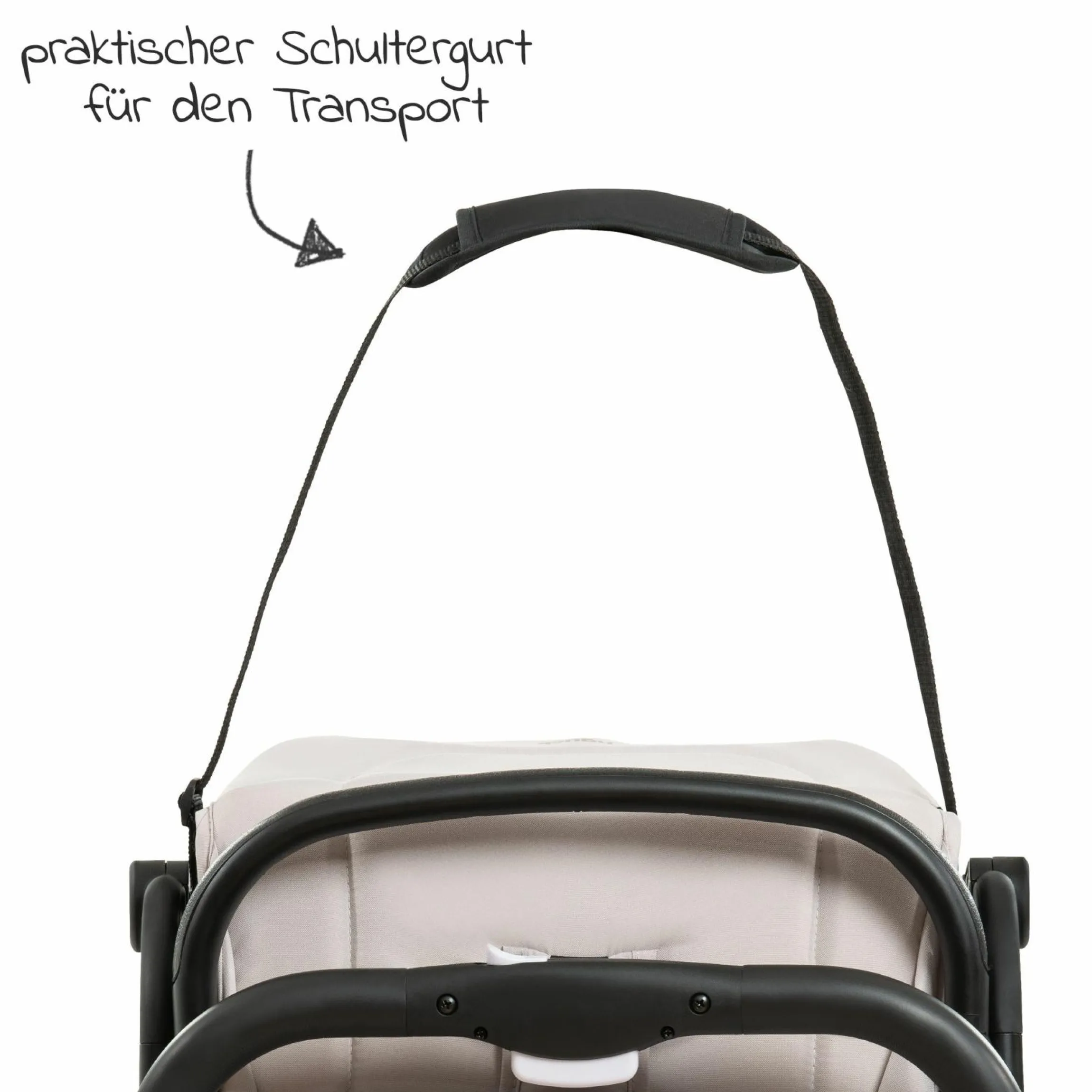 Reisebuggy & Sportwagen Travel N Care mit Liegefunktion, nur 6,8 kg (bis 22 kg belastbar) - Beige