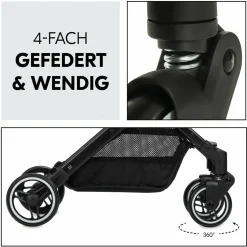 Reisebuggy & Sportwagen Travel N Care mit Liegefunktion, nur 6,8 kg (bis 22 kg belastbar) inkl. Reboarder Pearl Pro 2 - Simba