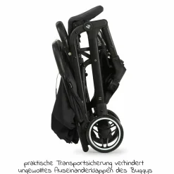 Reisebuggy & Sportwagen Travel N Care mit Liegefunktion, nur 6,8 kg (bis 22 kg belastbar) inkl. Reboarder Pearl Pro 2 - Black
