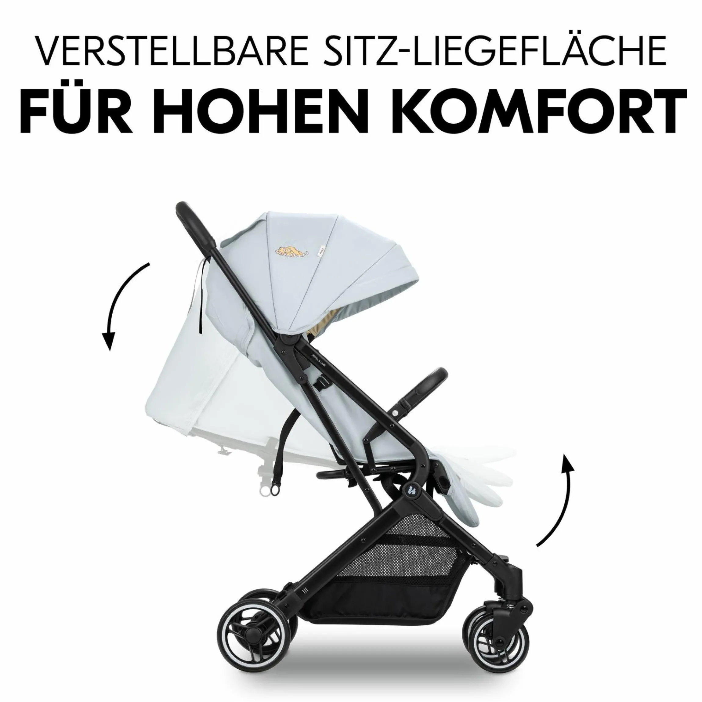 Reisebuggy & Sportwagen Travel N Care mit Liegefunktion, nur 6,8 kg (bis 22 kg belastbar) - Simba - Kollektion 2024