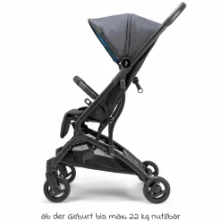 Reisebuggy & Sportwagen Vegas bis 22 kg belastbar nur 6 kg leicht mit Liegeposition - Himmelblau - Kollektion 2025