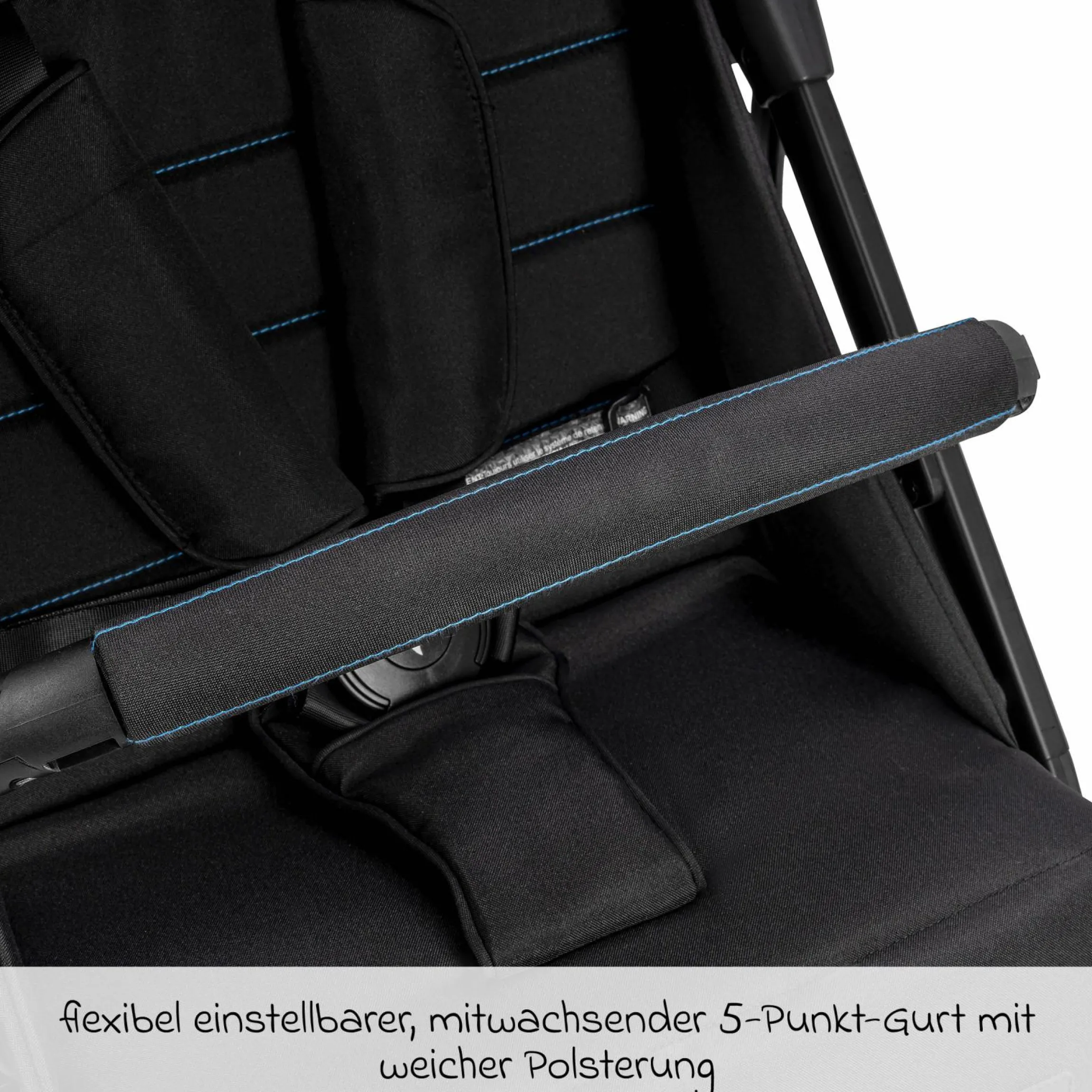Reisebuggy & Sportwagen Vegas bis 22 kg belastbar nur 6 kg leicht mit Liegeposition - Himmelblau - Kollektion 2025