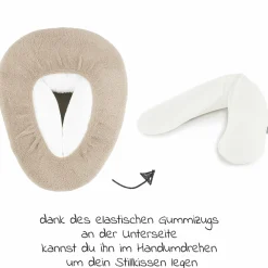 Relaxbezug für Stillkissen Teddy - Sand