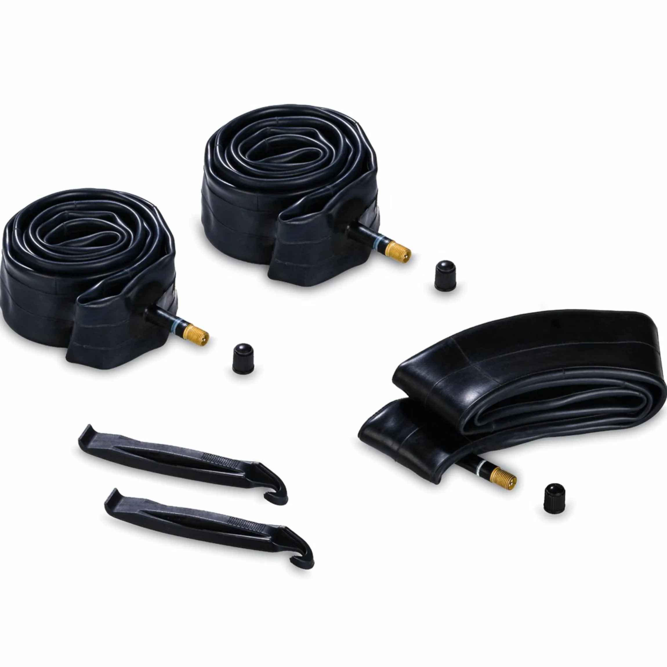 Reparatur Set Lufträder Kinderwagen (2x Schlauch 16 Zoll + 1x Schlauch 12 Zoll + Reifenheber)