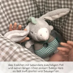 Ring-Greifling mit Rassel - Esel
