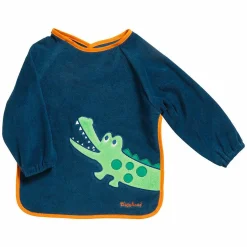 Ärmel-Lätzchen - Krokodil - Marine