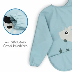 Ärmel-Lätzchen - wasserdicht - Tiny Farm - Blau
