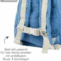Rucksack Backpack - Teddy - Ecru