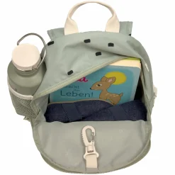 Rucksack Mini Backpack - Happy Prints - Light Olive