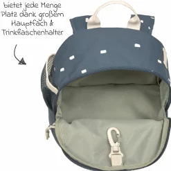 Rucksack Mini Backpack - Happy Prints - Midnight Blue