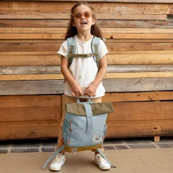 Rucksack Mini Rolltop Backpack - Nature Light Blue