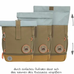Rucksack Mini Rolltop Backpack - Nature Olive